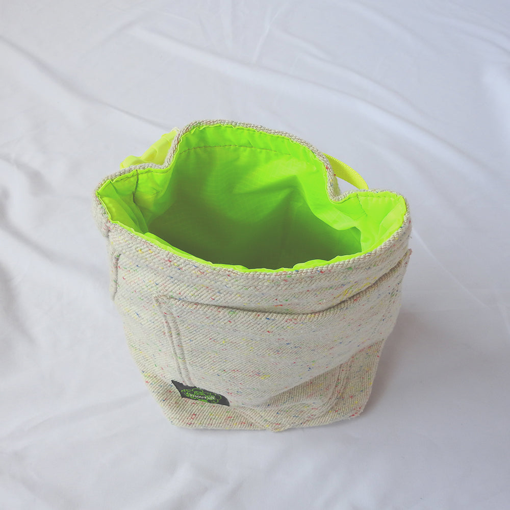 Upcycled Chalk Bucket White