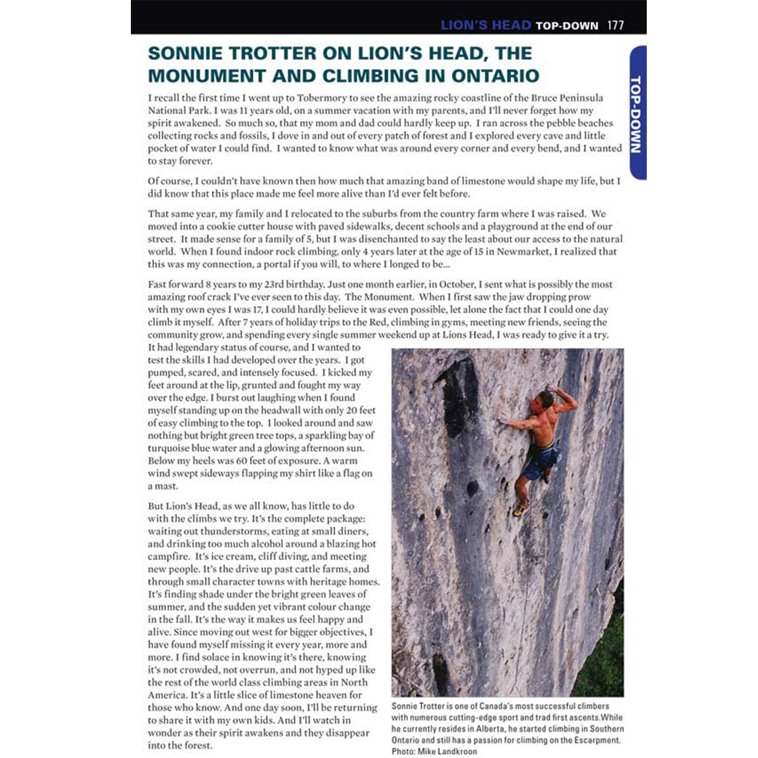 Ontario Climbing: Vol 2 The Northern Escarpment