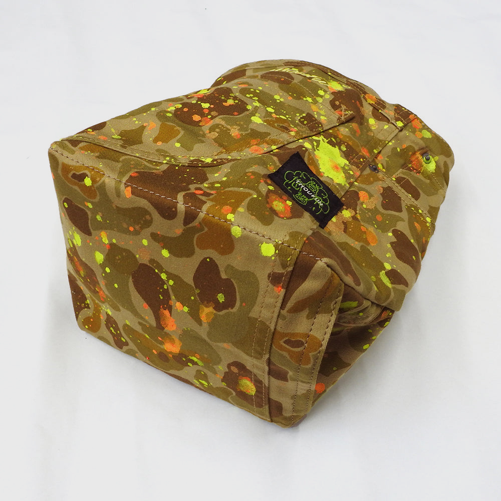 Upcycled Chalk Bucket Duck Camo