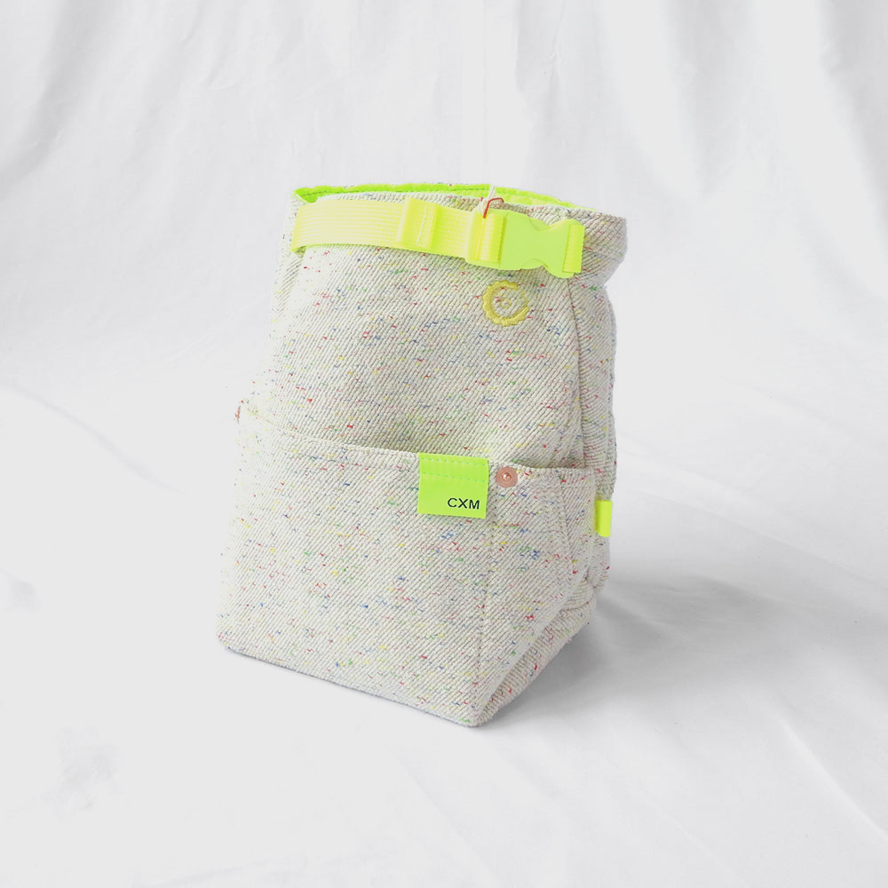 Upcycled Chalk Bucket White