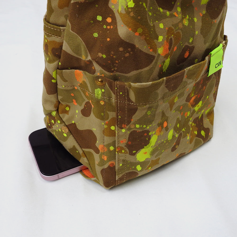 Upcycled Chalk Bucket Duck Camo