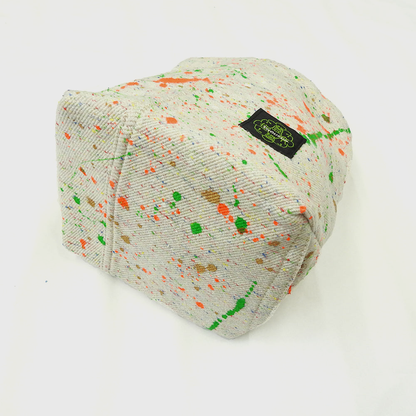 Upcycled Chalk Bucket White X Neon