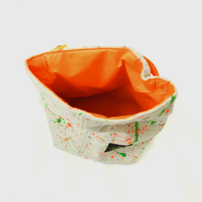 Upcycled Chalk Bucket White X Neon